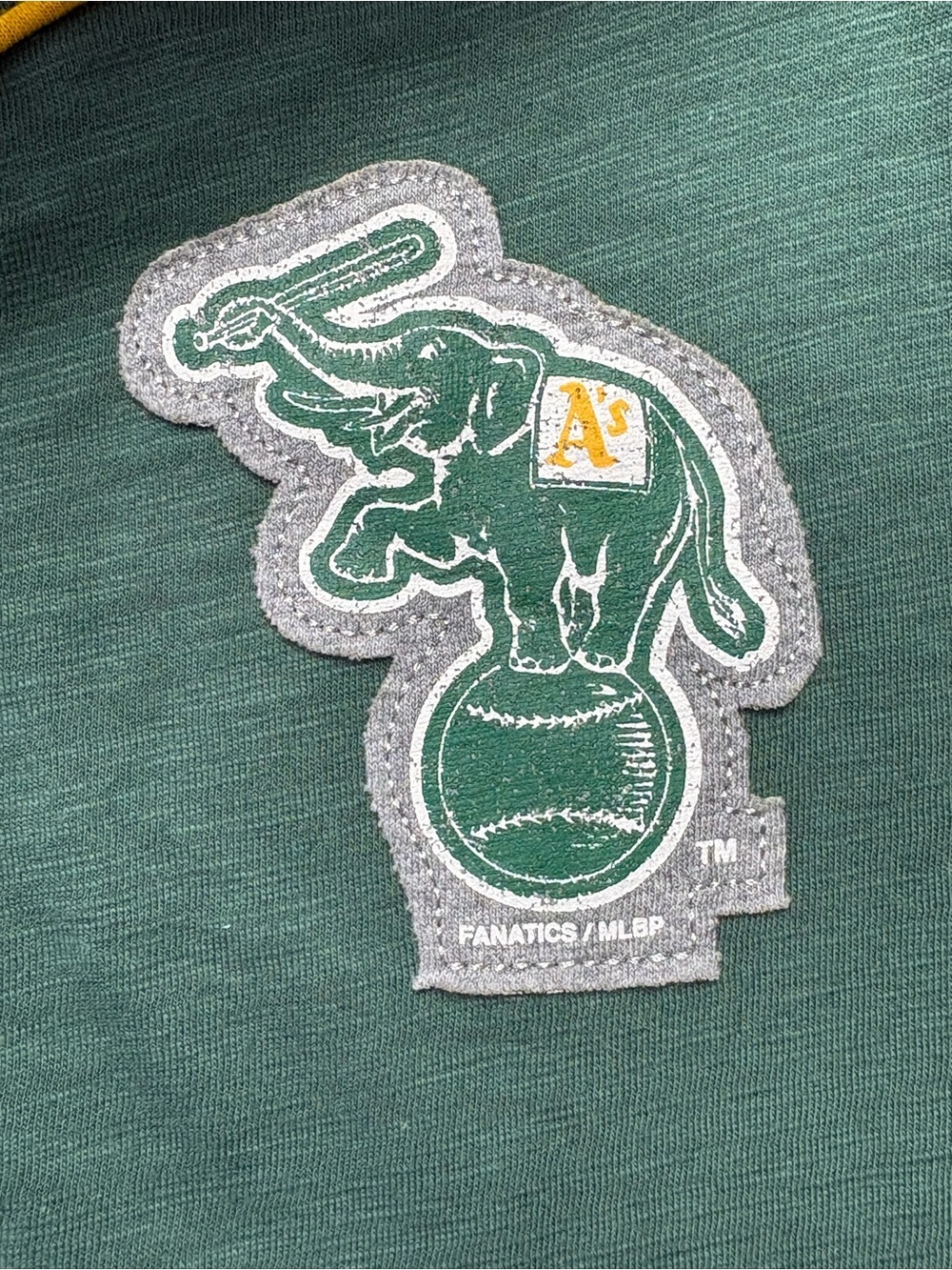 NWT Fanatics Oakland Athletics A’s True Classics Henley Shirt Mens 2XL XXL - Picture 4 of 9